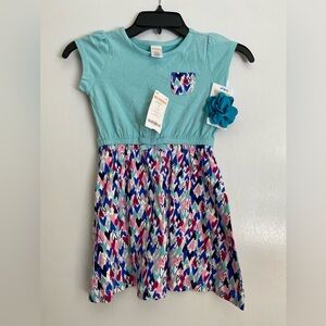 Gymboree dress with hair clip